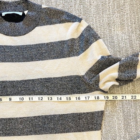 Hugo Boss Fiorelly Striped Mock Neck Sweater - Picture 12 of 13